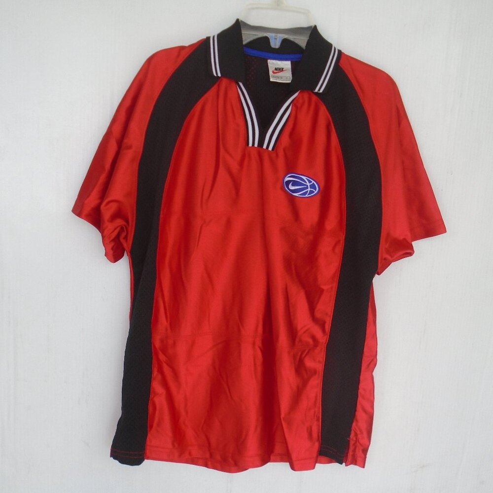 vintage Nike White Tag Boys Jersey Size M (10-12) Red/Black